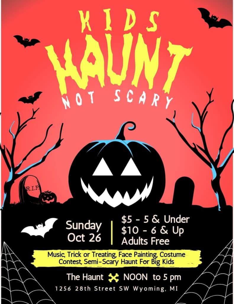 2025 kids haunt flyer sold